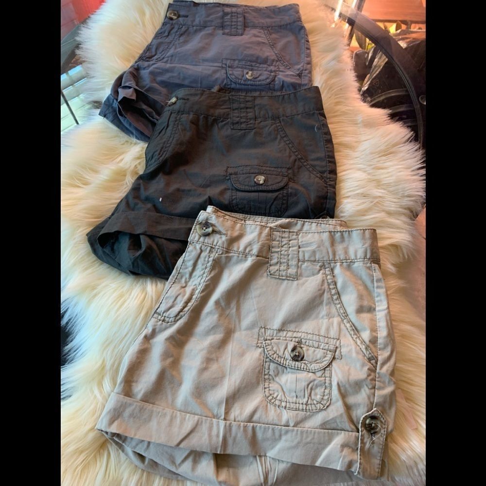 Lot OF 3 MOSSIMO SUPPLY CO WOMENS SHORTS